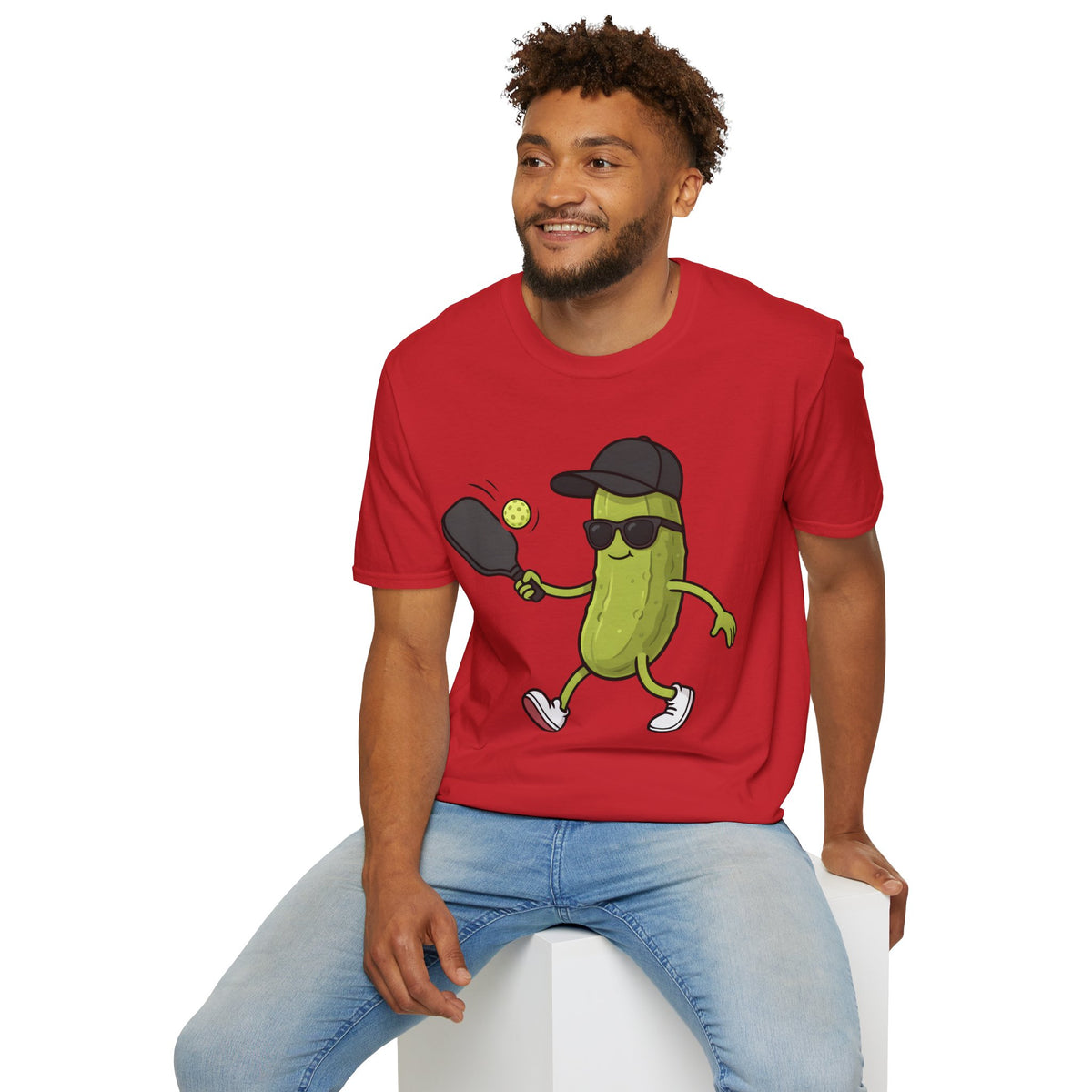 Pickle Playing Pickleball T‑Shirt