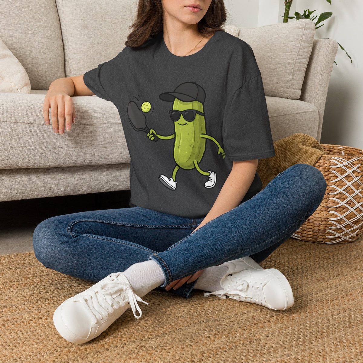 Pickle Playing Pickleball T‑Shirt