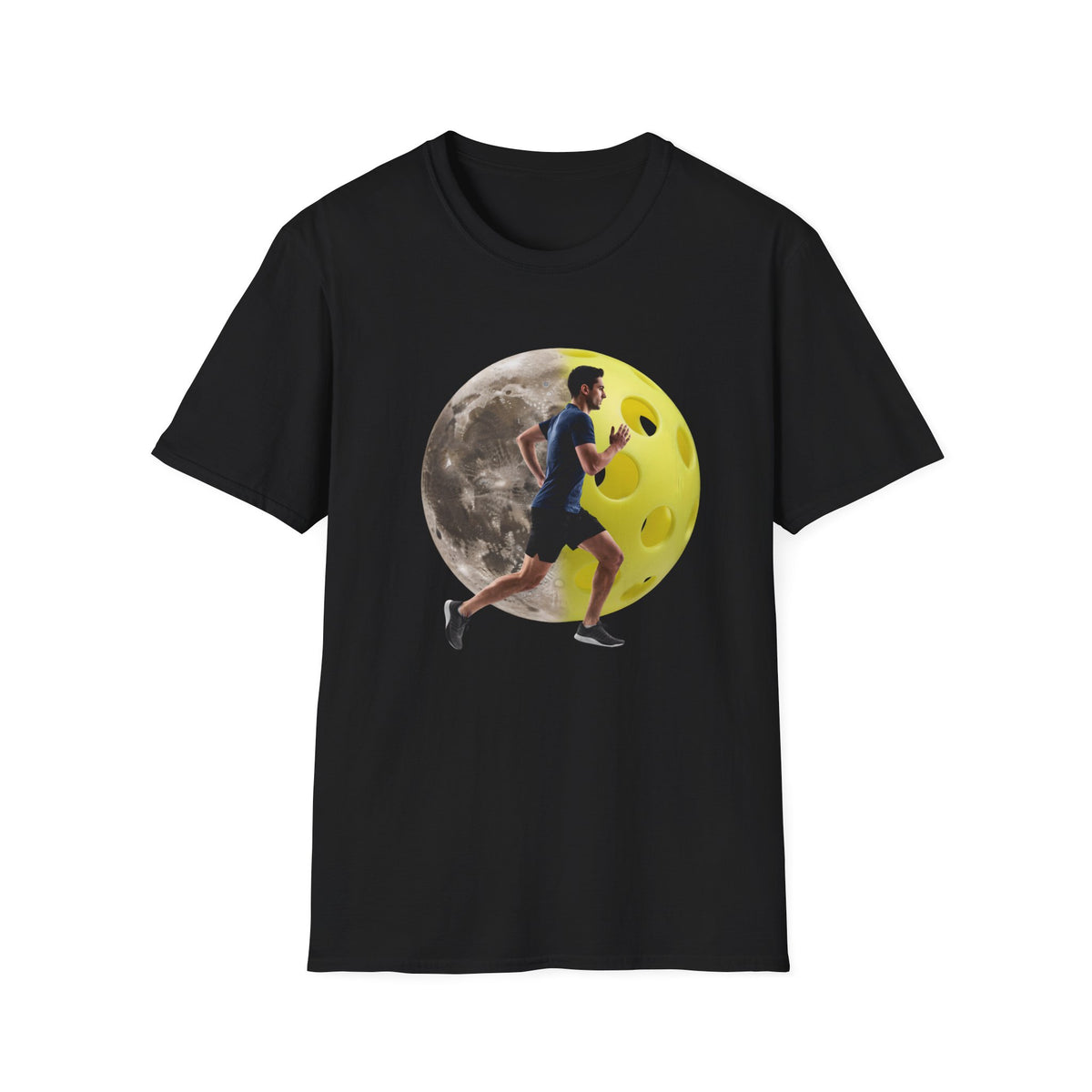 Running to the Moon T-Shirt — Runner Graphic Tee