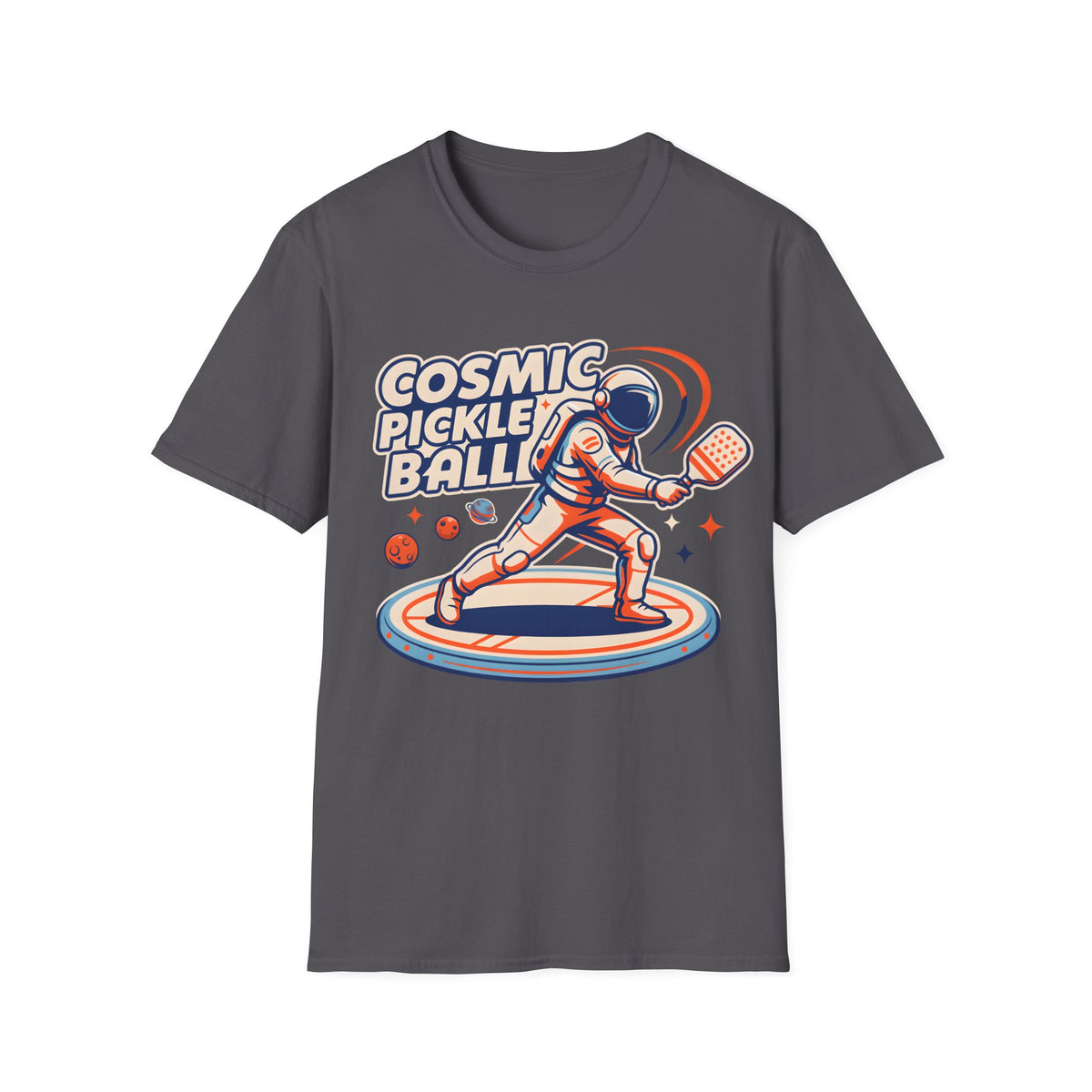 Cosmic Pickleball Astronaut