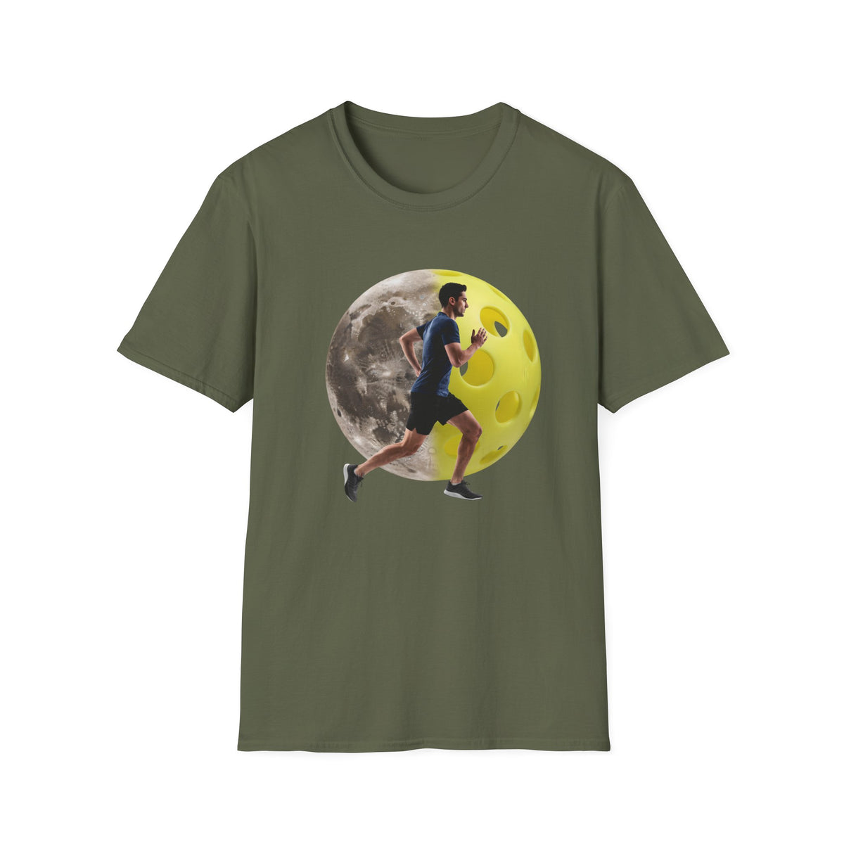 Running to the Moon T-Shirt — Runner Graphic Tee