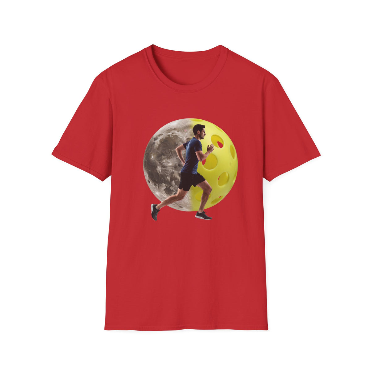 Running to the Moon T-Shirt — Runner Graphic Tee