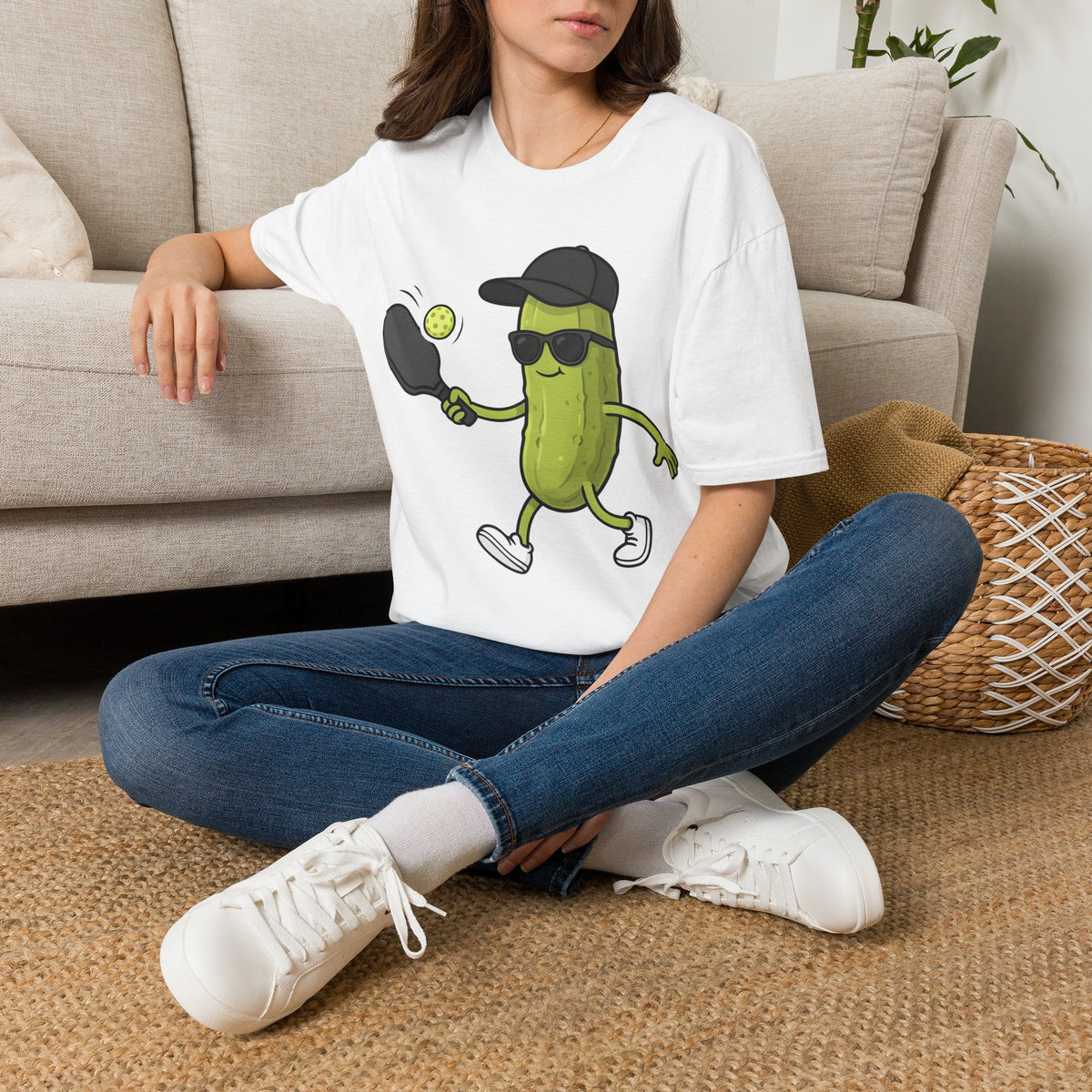 Pickle Playing Pickleball T‑Shirt