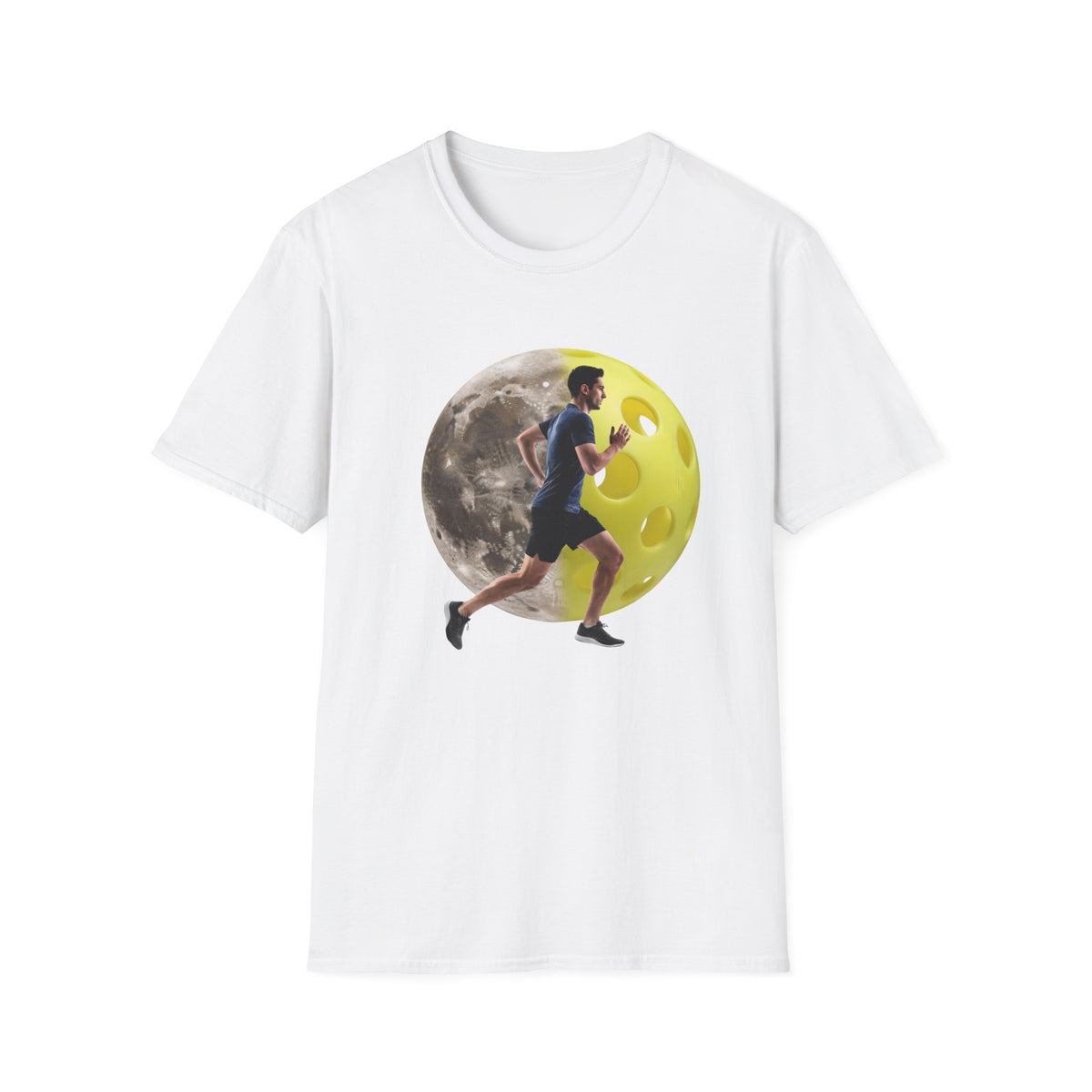 Running to the Moon T-Shirt — Runner Graphic Tee