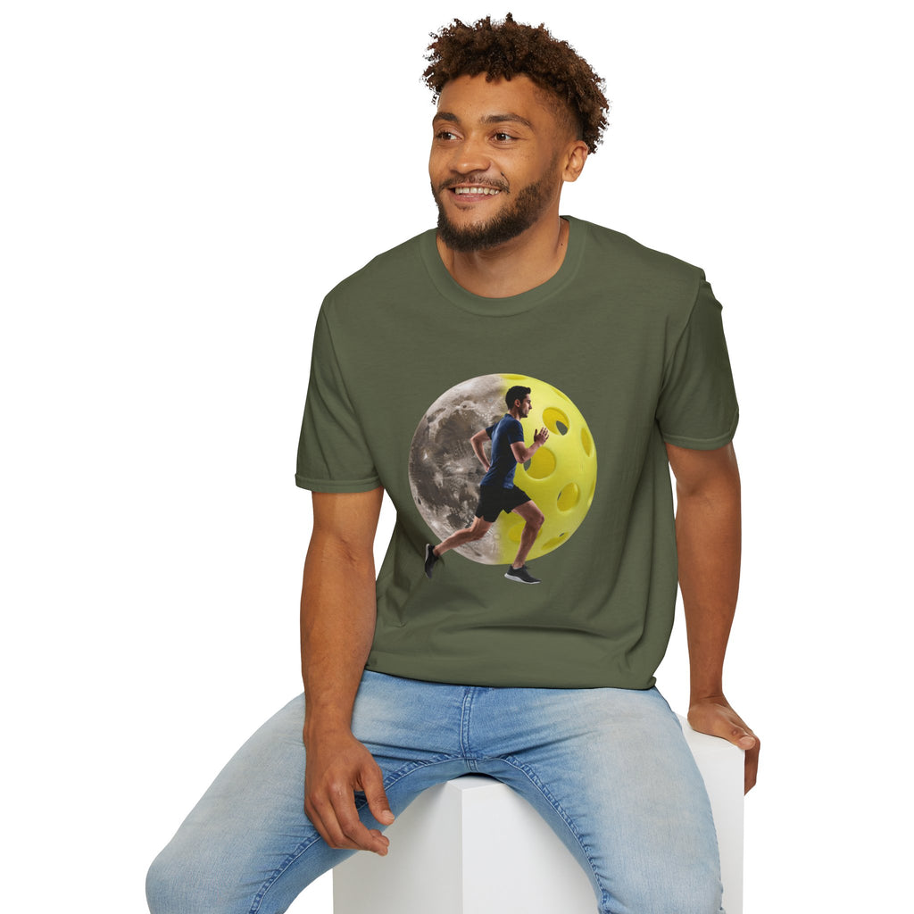 Running to the Moon T-Shirt — Runner Graphic Tee