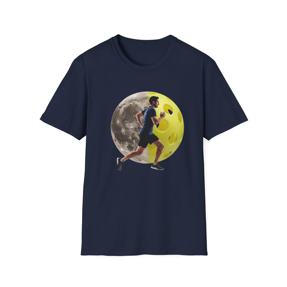 Running to the Moon T-Shirt — Runner Graphic Tee