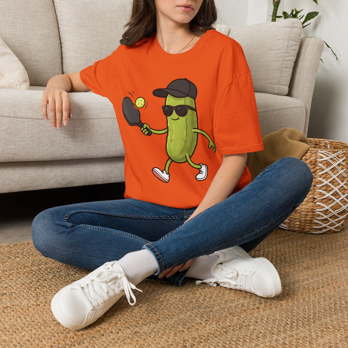 Pickle Playing Pickleball T‑Shirt