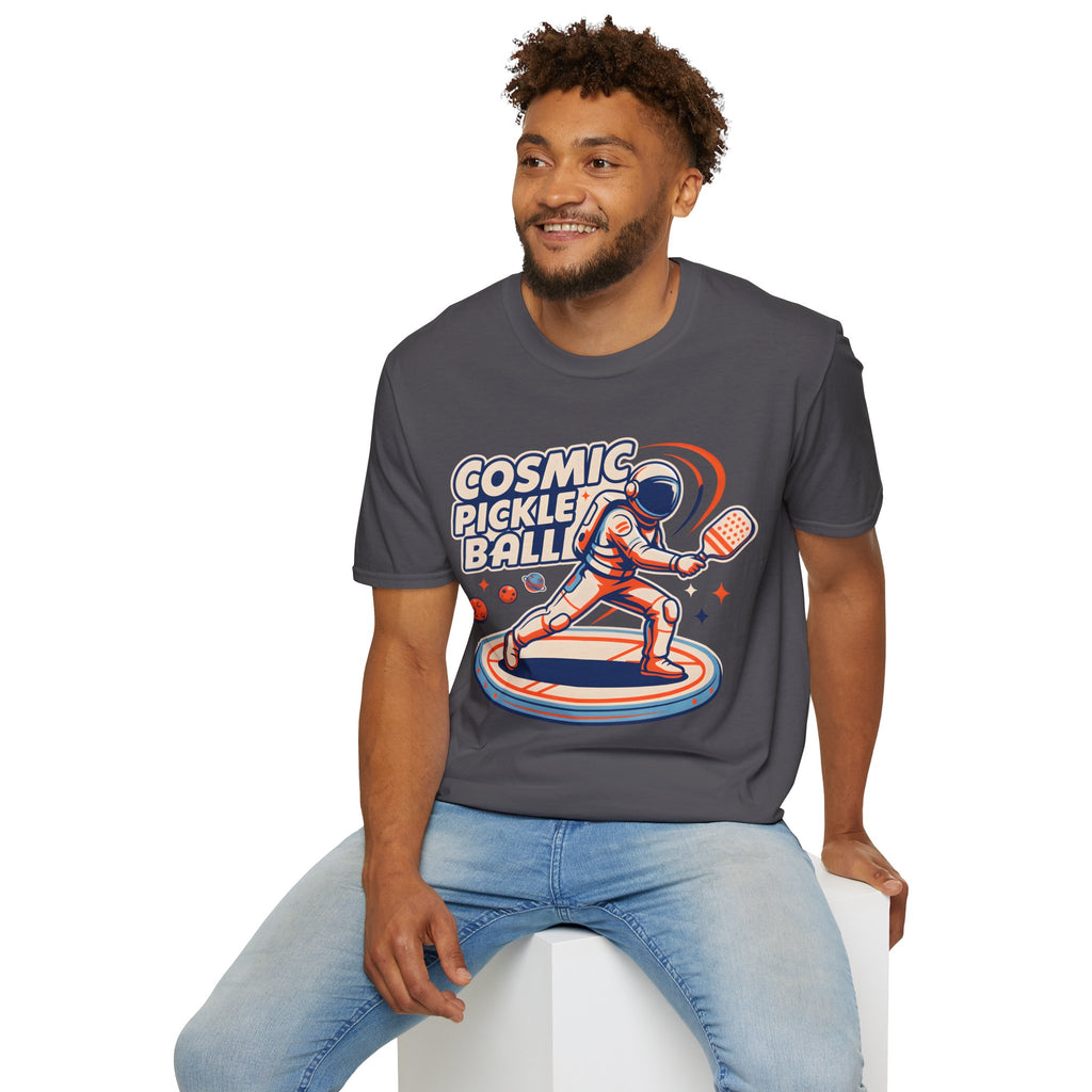 Cosmic Pickleball Astronaut