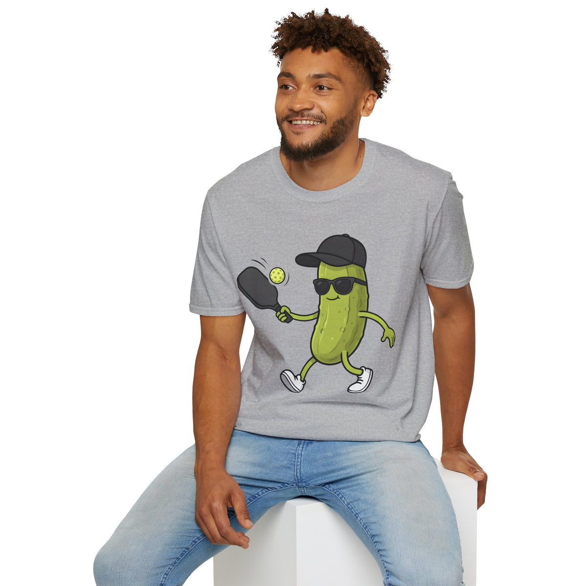 Pickle Playing Pickleball T‑Shirt