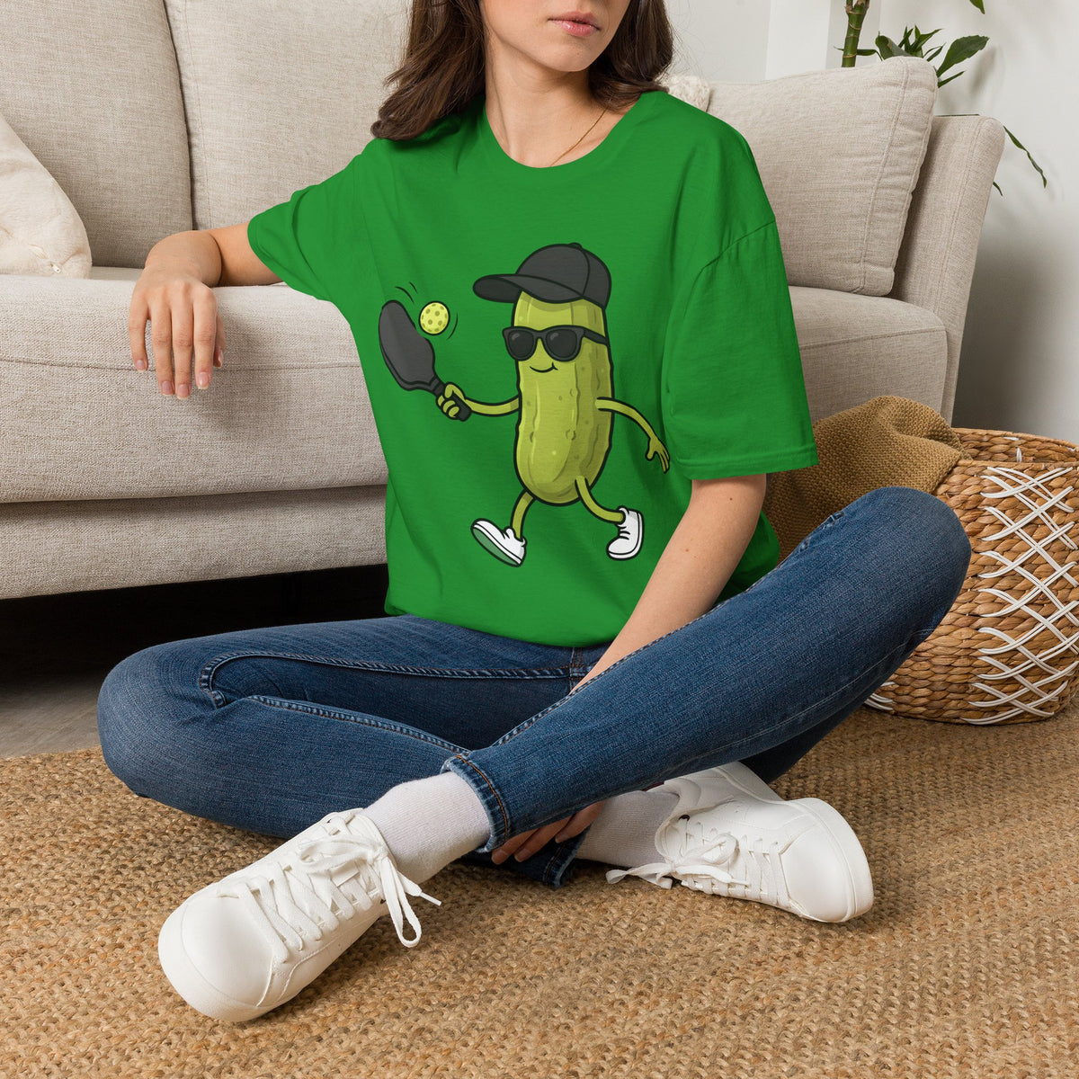 Pickle Playing Pickleball T‑Shirt