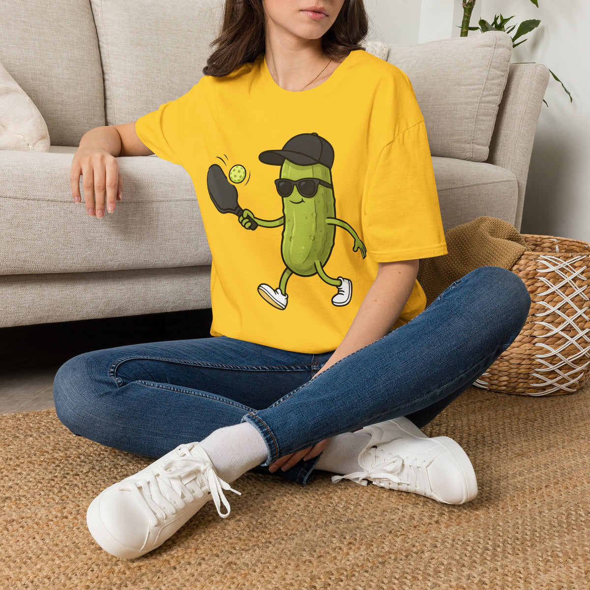Pickle Playing Pickleball T‑Shirt