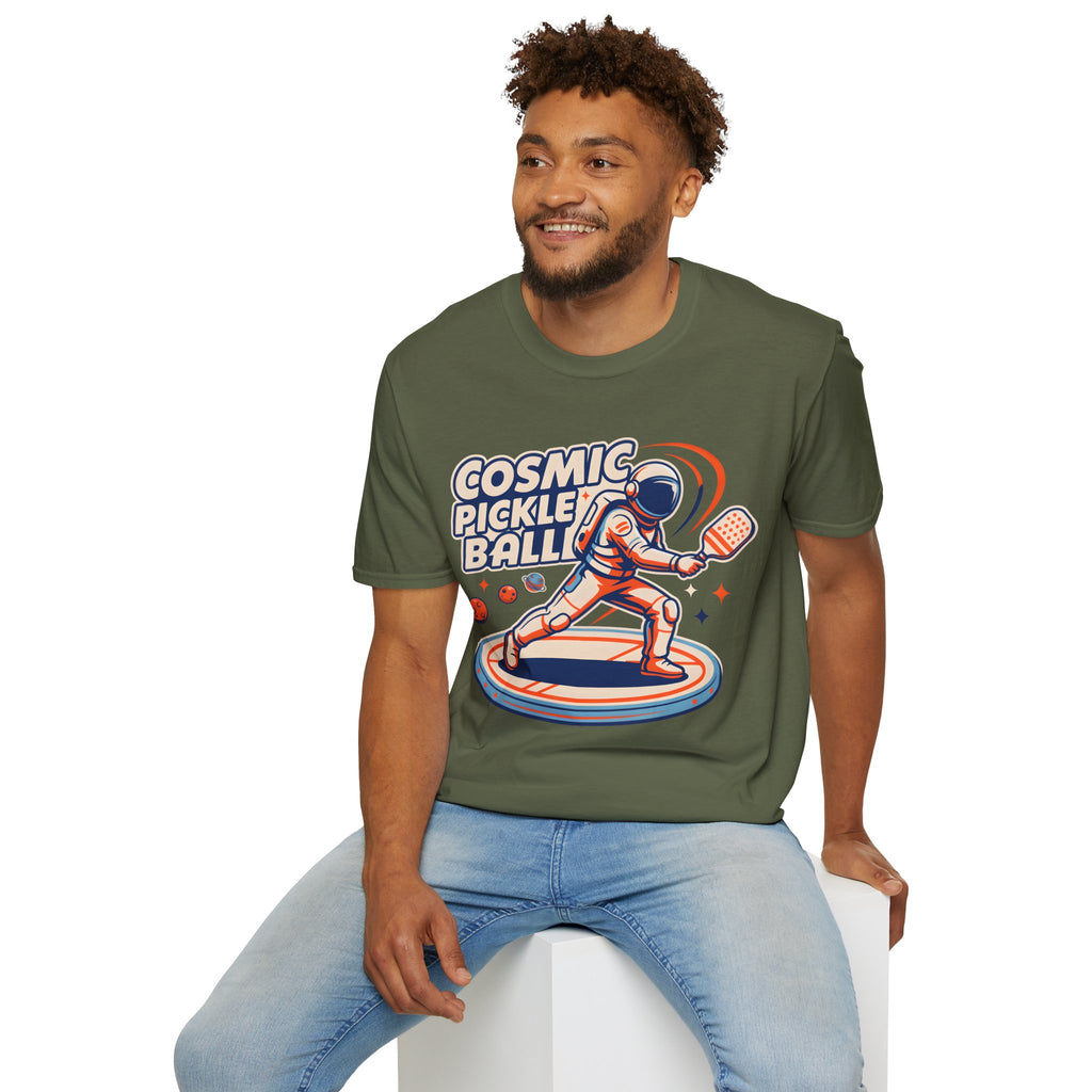 Cosmic Pickleball Astronaut