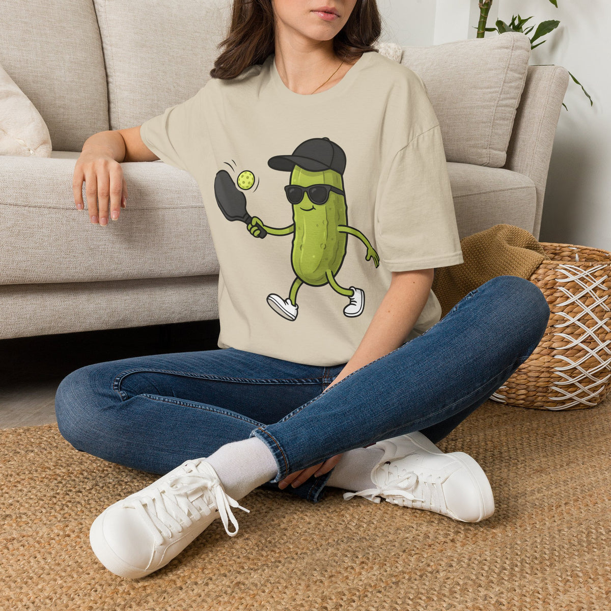 Pickle Playing Pickleball T‑Shirt
