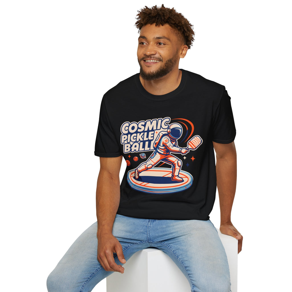 Cosmic Pickleball Astronaut