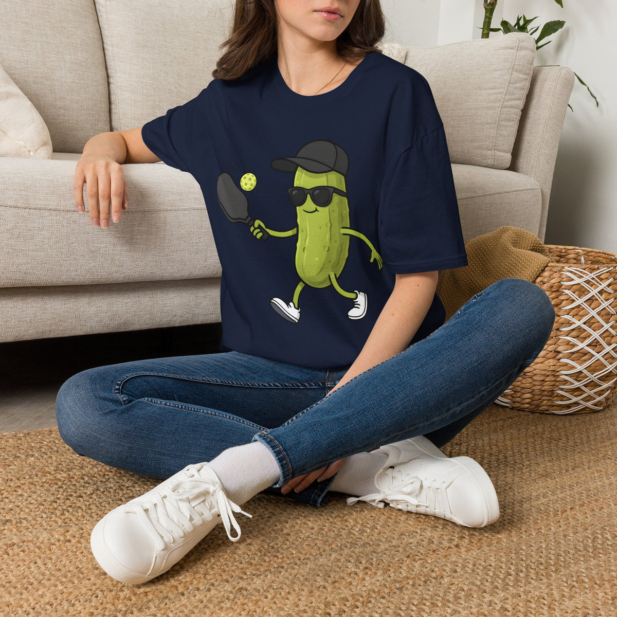Pickle Playing Pickleball T‑Shirt